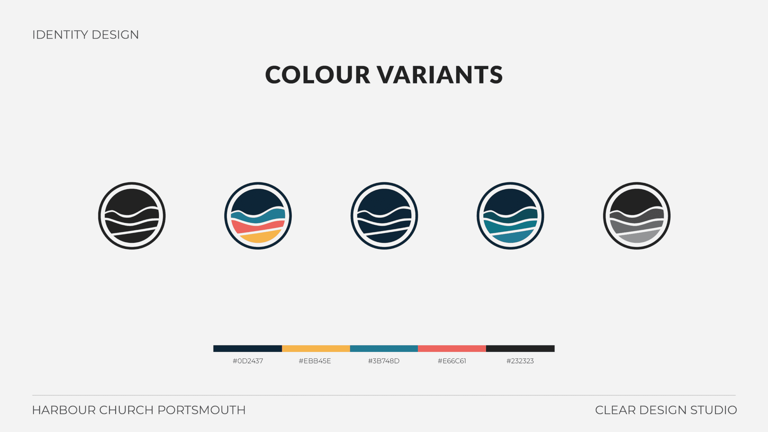 Harbour Church Portsmouth final logo design display