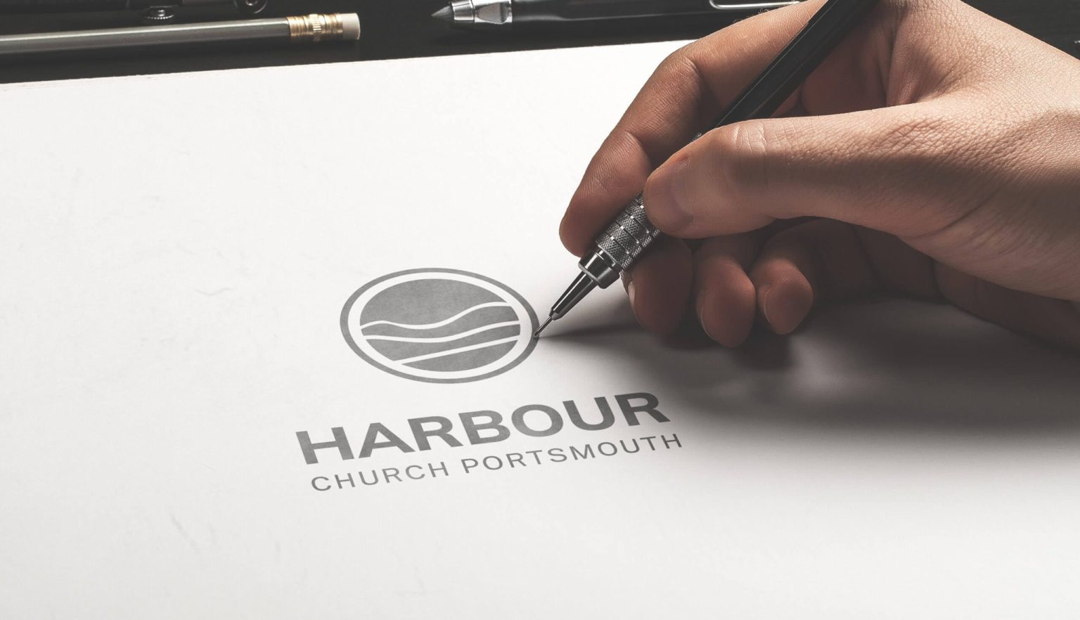 Logo sketch process | Logo Design Bracknell, Berkshire