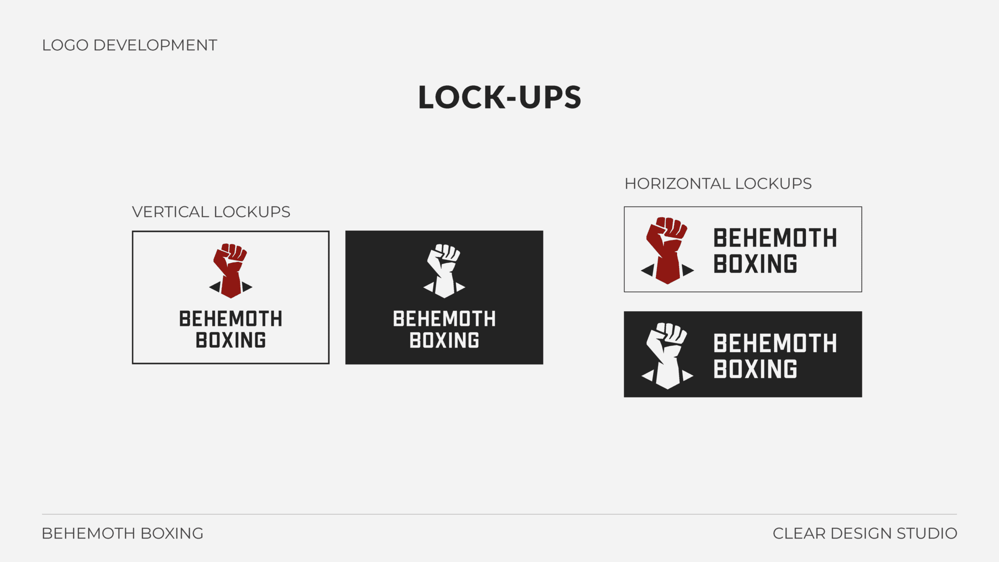 Behemoth Boxing Logo Design Portfolio 2