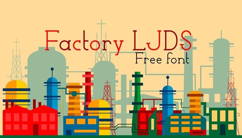 Factory LJDS Font