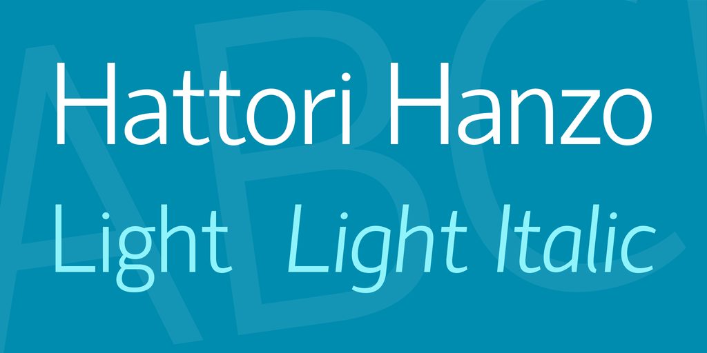 Hattori Hanzo Font