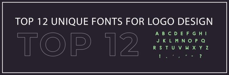 Top 12 Unique Fonts for Logo Design