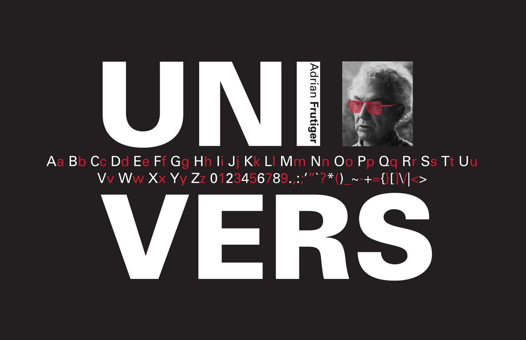 Univers font