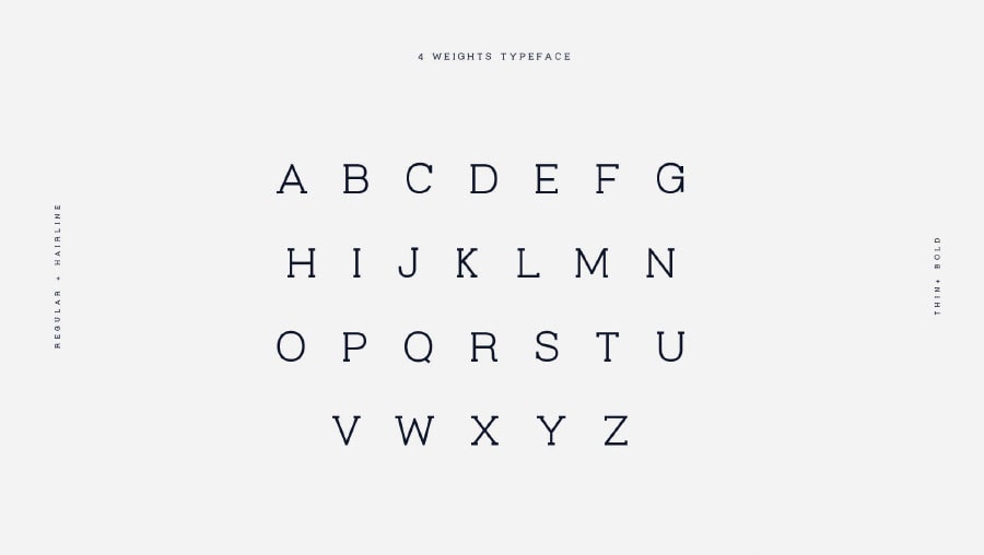 Virtuous Slab font