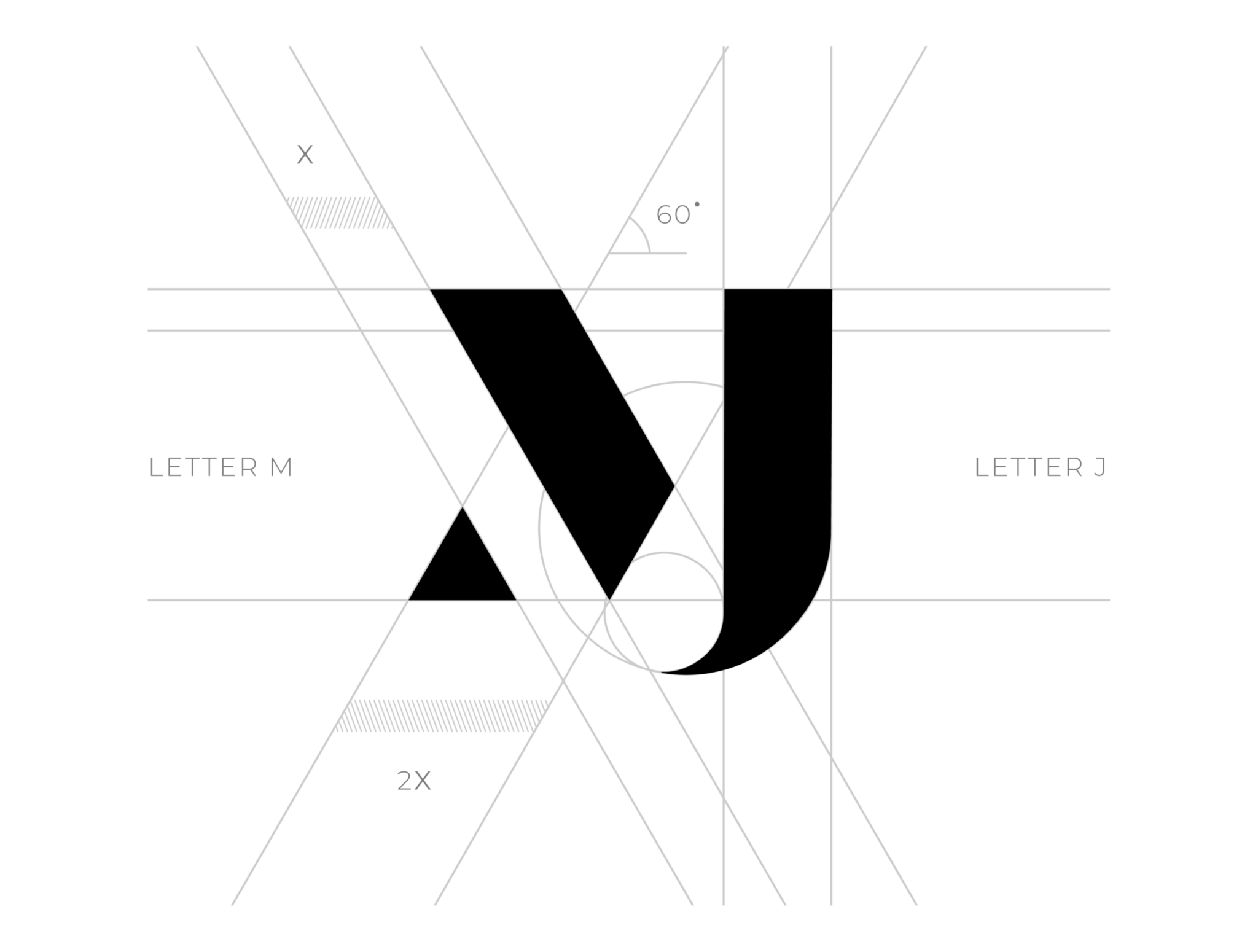Gridded logo design