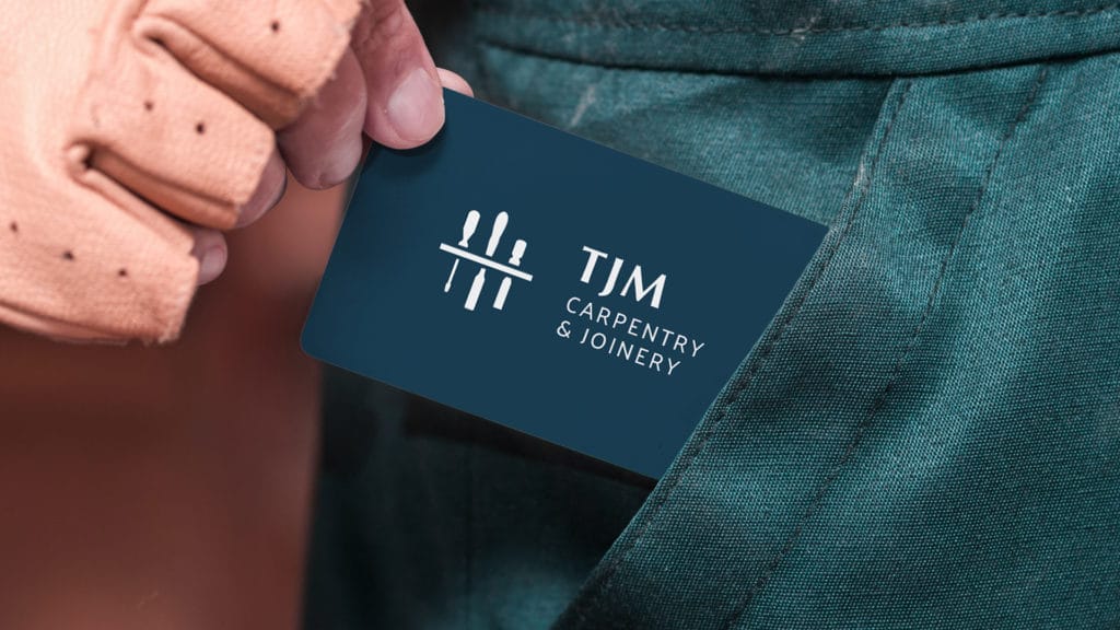 TJM Carpentry & Joinery Business Card Design