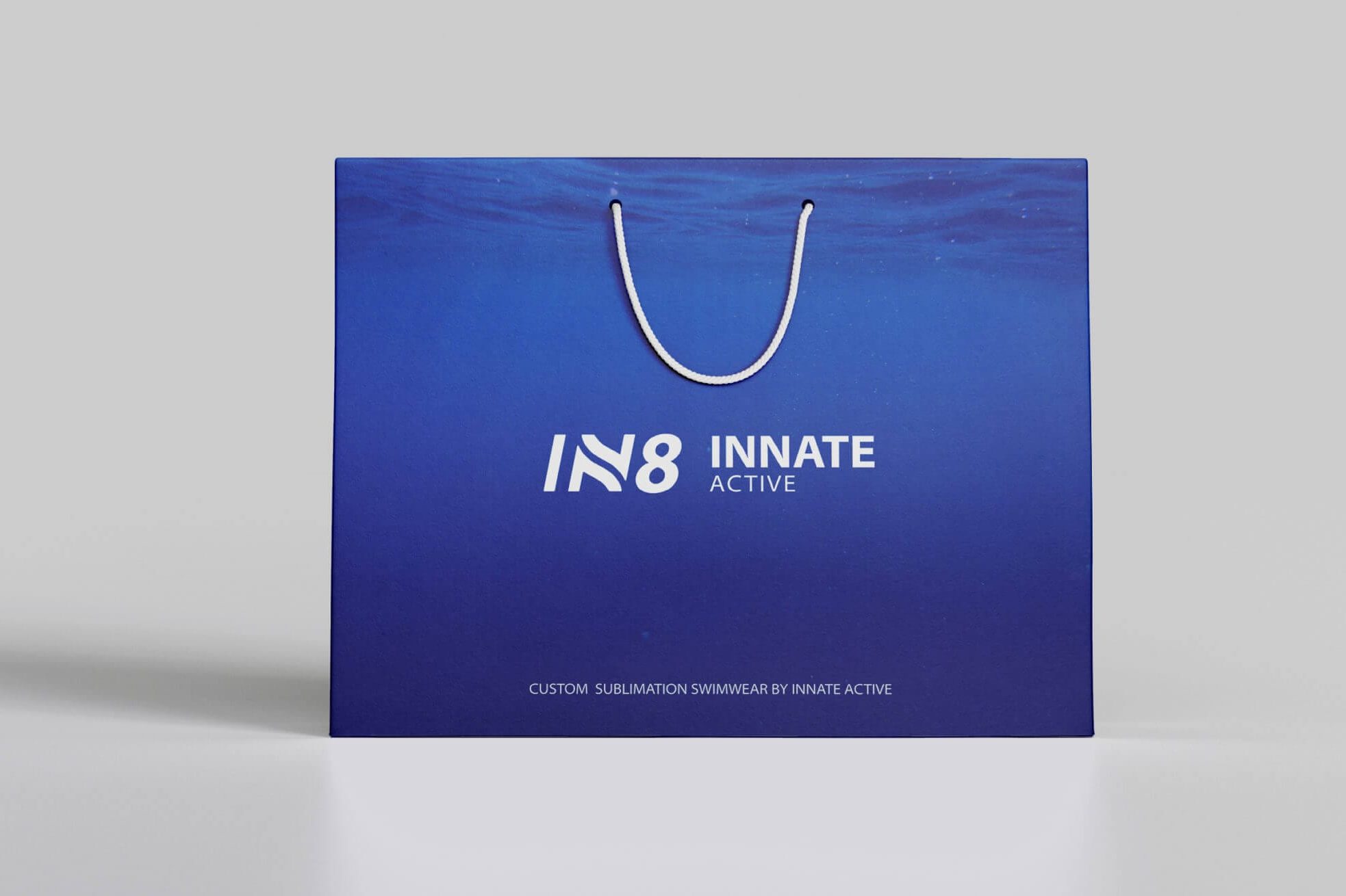 IN8 Active Shopping Bag | IN8 Active logo design IN8 Active Shopping Bag | IN8 Active logo design